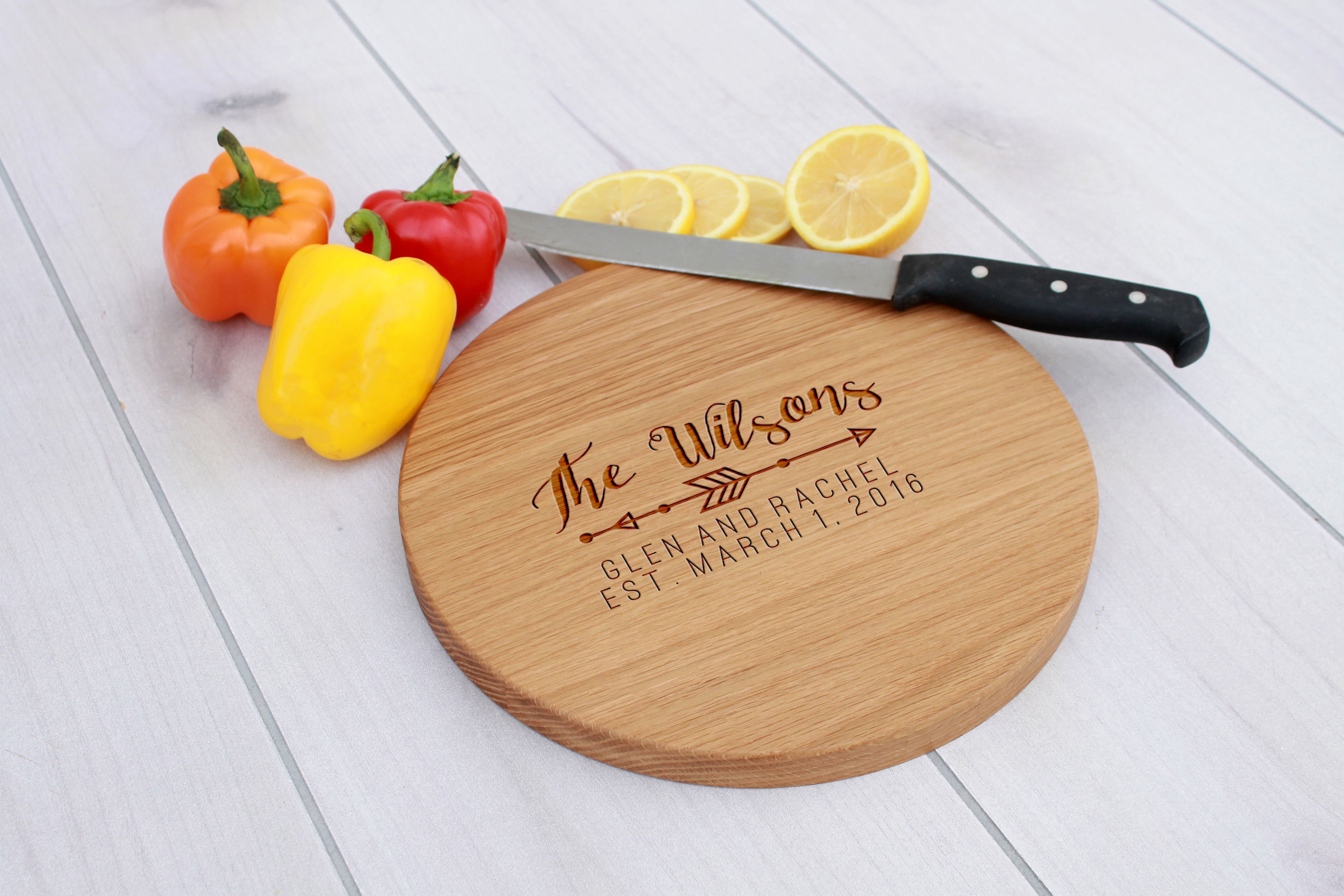 Personalized Cutting Board, Engraved Cutting Board, Custom Wedding Gift – Cbr-Wo-Wilsons