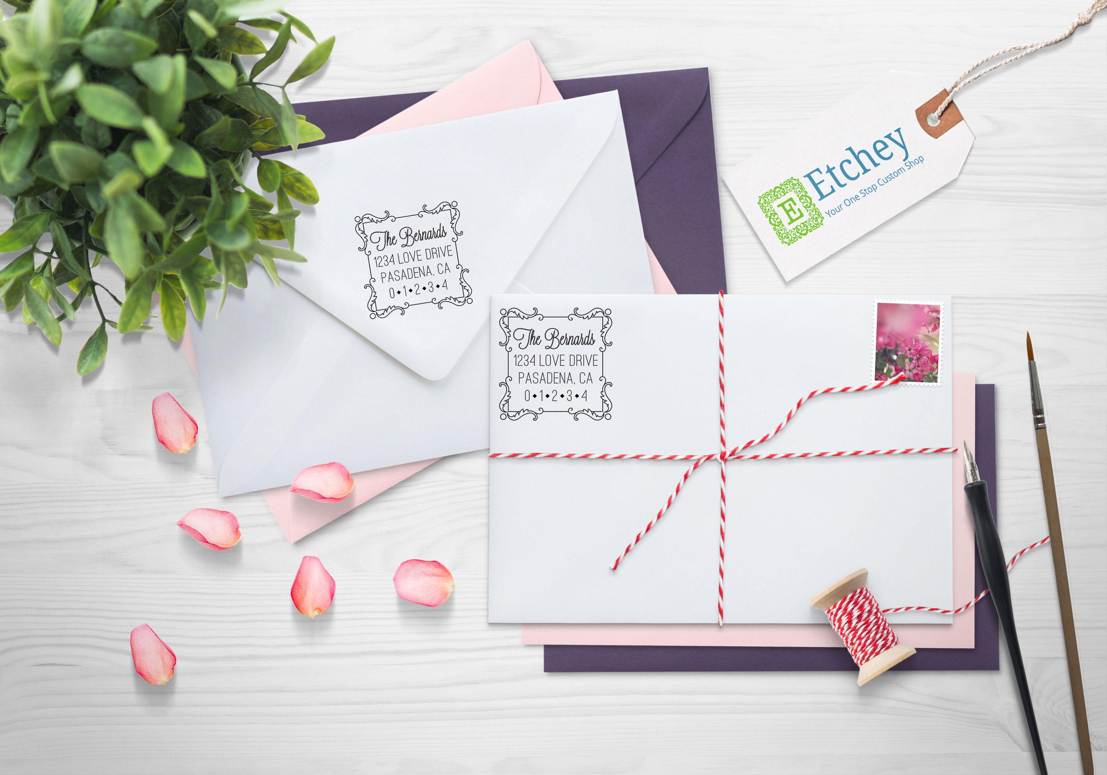 Personalized Self Inking Return Address Stamps --Si-4927-Bernards 1