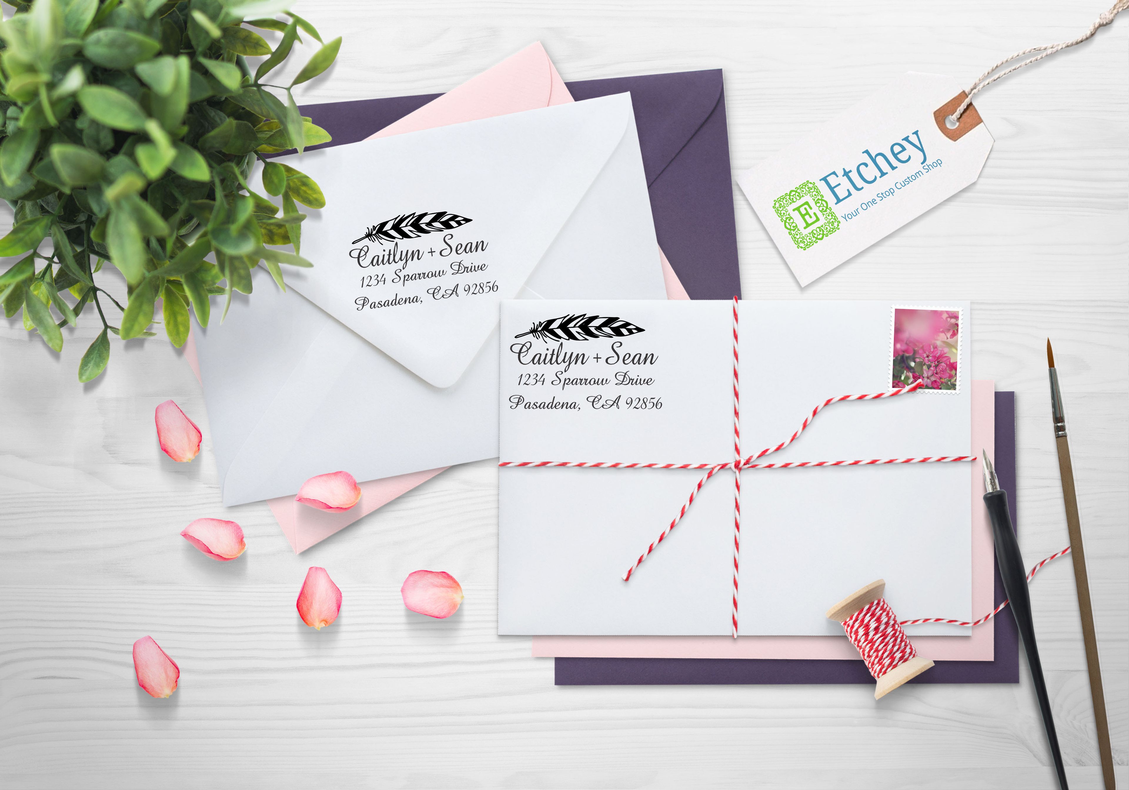 Personalized Self Inking Return Address Stamps --Si-4927-
