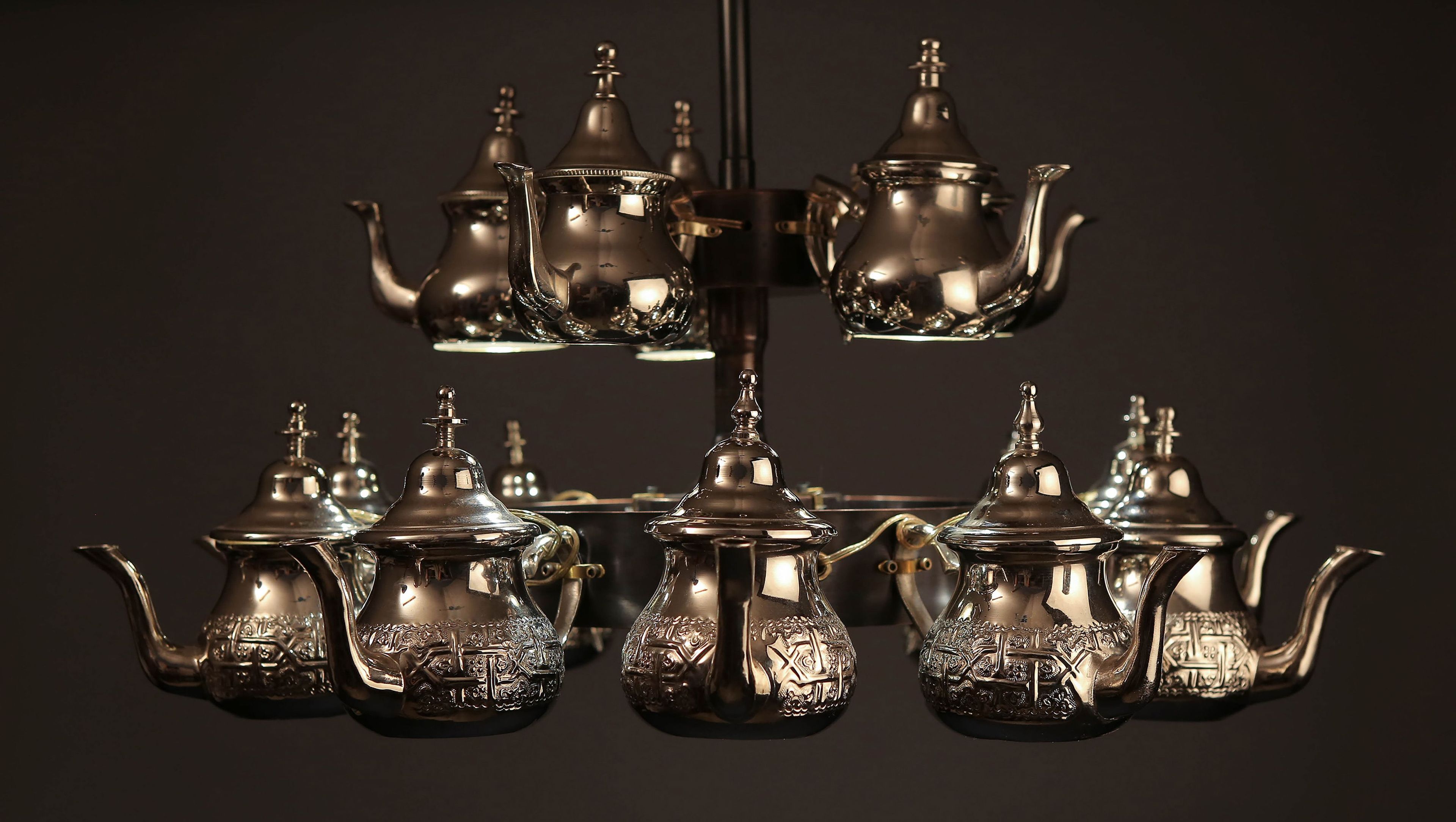 Minne's Teapot Chandelier